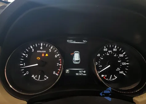 2017 Nissan Rogue Sv из США, поврежденный, VIN 5N1AT2MV3HC794821